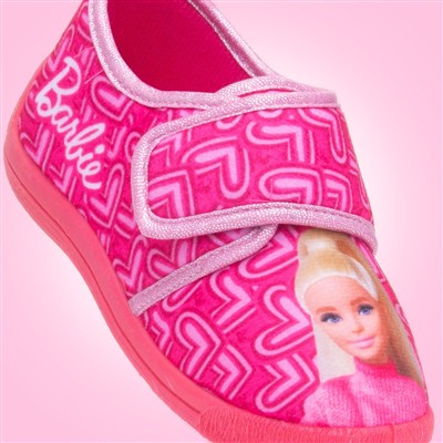 Kids Fuchsia Easy Fasten Slipper