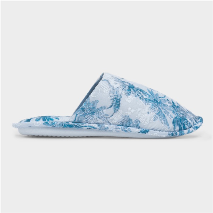 Hawaii Womens Blue Mule Slipper