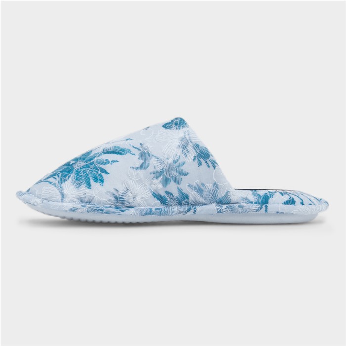 Hawaii Womens Blue Mule Slipper