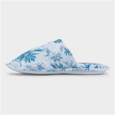 Hawaii Womens Blue Mule Slipper