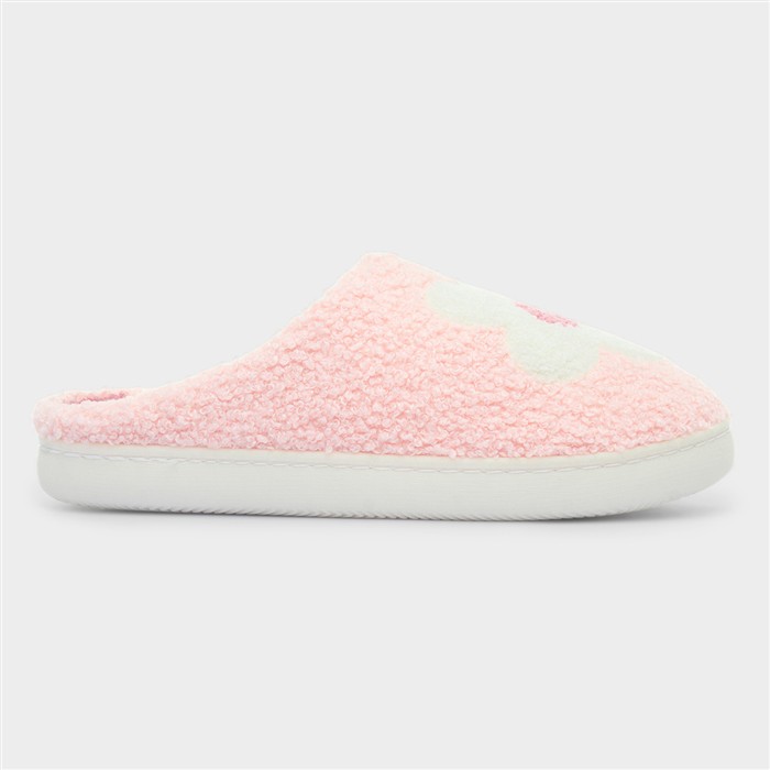 Blossom Womens Pink Mule Slipper