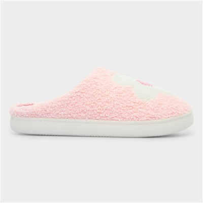Blossom Womens Pink Mule Slipper