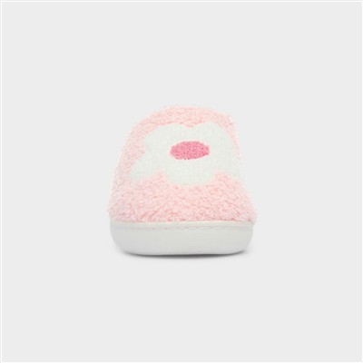 Blossom Womens Pink Mule Slipper