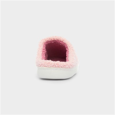 Blossom Womens Pink Mule Slipper