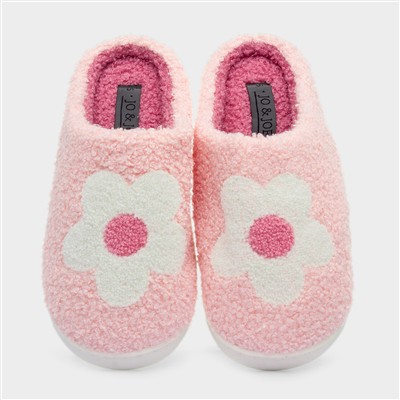 Blossom Womens Pink Mule Slipper