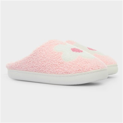 Blossom Womens Pink Mule Slipper