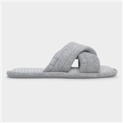 Totes Womens Marl Grey Womens Mule Slipper (Click For Details)