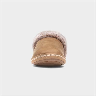 Cosy Campfire Womens Tan Slipper