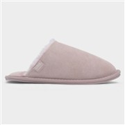 Totes Womens Pink Suede Mule Slipper (Click For Details)