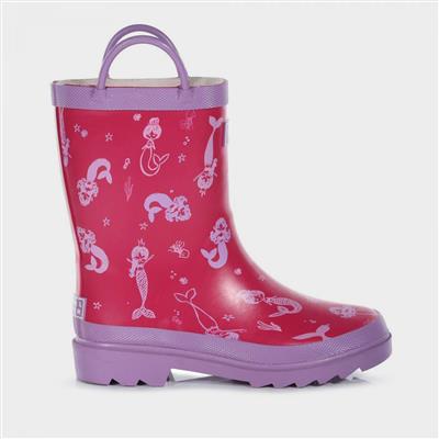 Kids Minnow Jnr Welly  in Pink