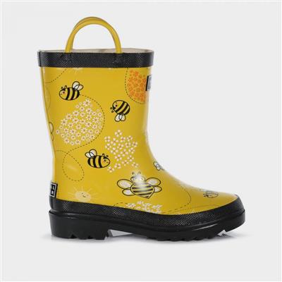Kids Minnow Jnr Welly in Yellow