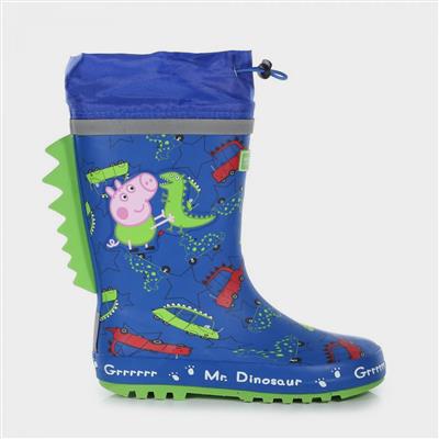 Kids PeppaPuddle Welly in Blue