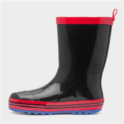 Kids Black Welly