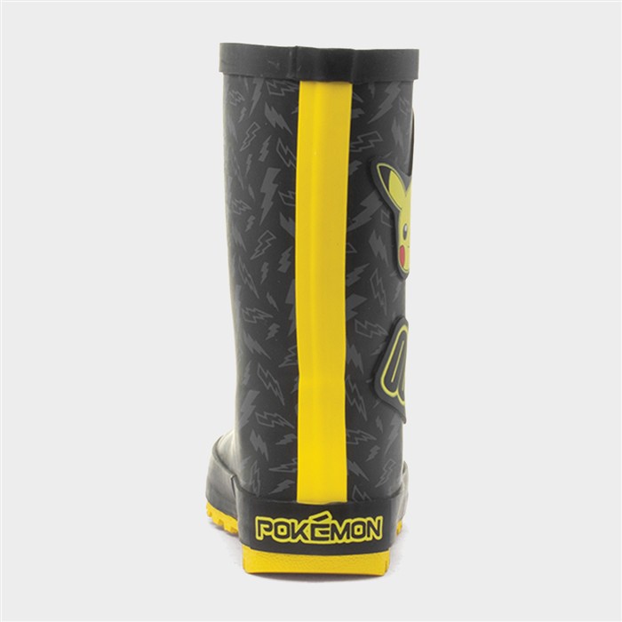Kids Black Lightning Bolts Character Welly