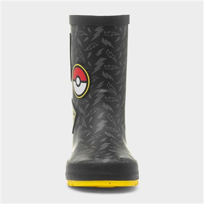 Kids Black Welly