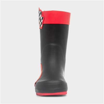 Demios Kids Black Welly