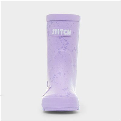Vel Kids Purple Welly
