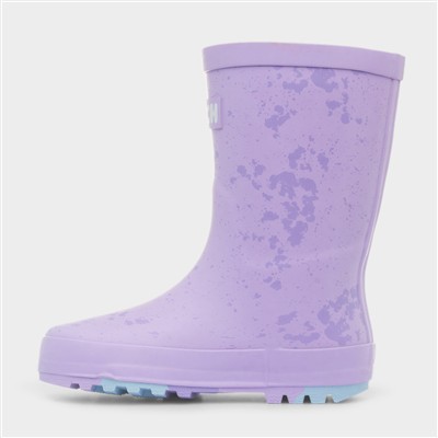 Vel Kids Purple Welly
