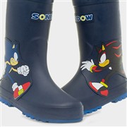 Sonic The Hedgehog Nebular Kids Navy Welly (Click For Details)