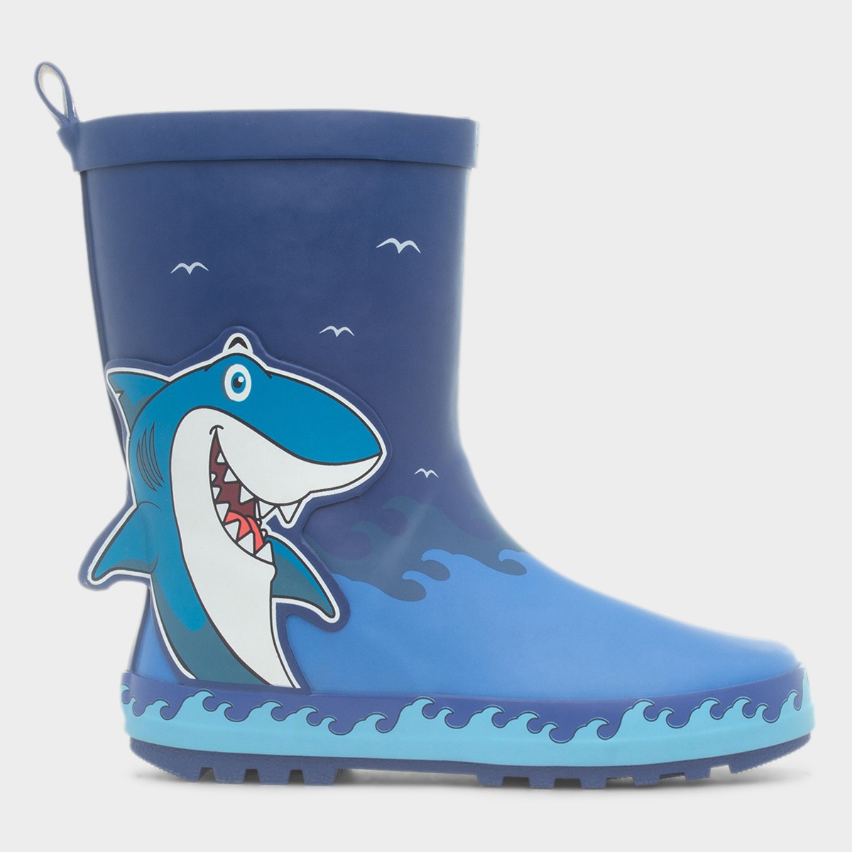 Kids Blue Shark Welly