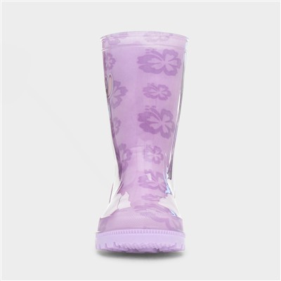 Cyndi Kids Purple Character Welly