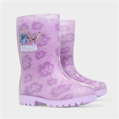 Cyndi Kids Purple Character Welly