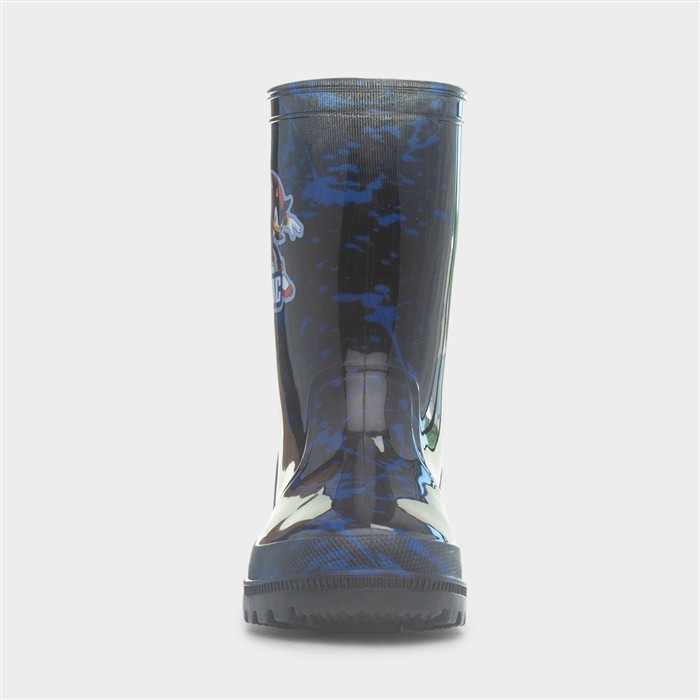 Shadow Kids Black Welly