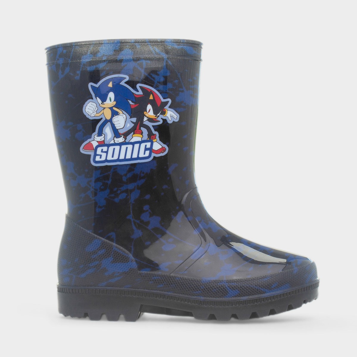 Shadow Kids Black Welly