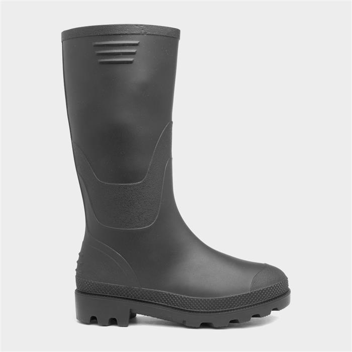 Kids Black Welly Size 11 to 6-792013 shoezone