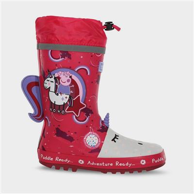 Peppa Puddle Kids Welly in Pink