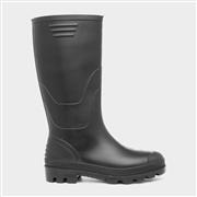 Unisex Black Welly Kids Size 11 to Adult Size 6 (Click For Details)