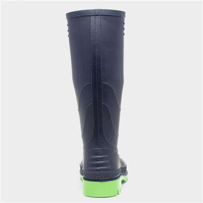Unisex Navy Welly Kids Size 10 to Adult Size 6