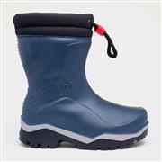 Dunlop Blizzard Kids Navy Toggle Welly K354061 (Click For Details)