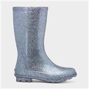 Girls Blue Glitter Welly (Click For Details)