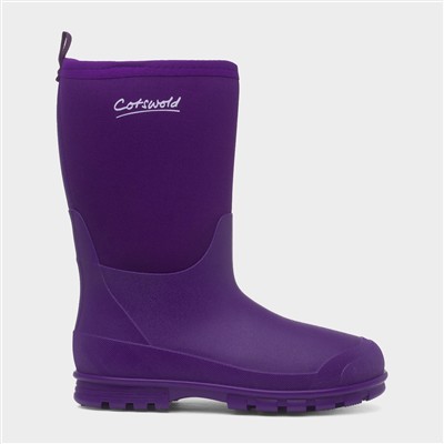Hilly Kids Purple Welly