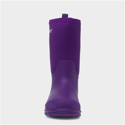 Hilly Kids Purple Welly