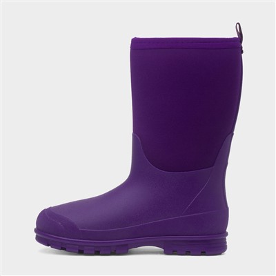Hilly Kids Purple Welly