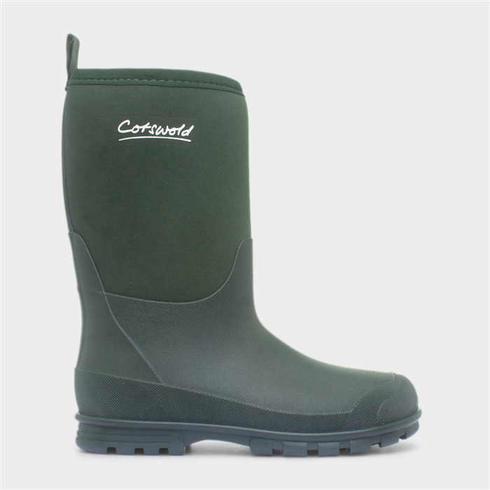 Hilly Kids Green Pull On Welly