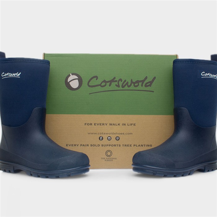 Hilly Kids Navy Waterproof Wellies