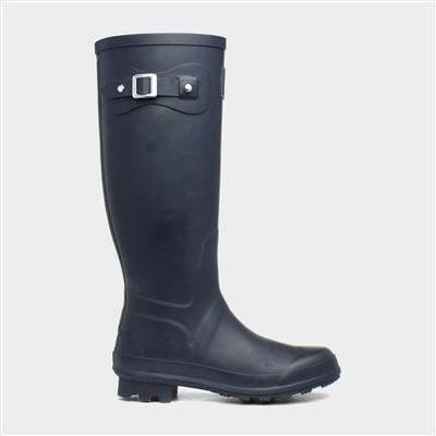 Womens Navy Welly
