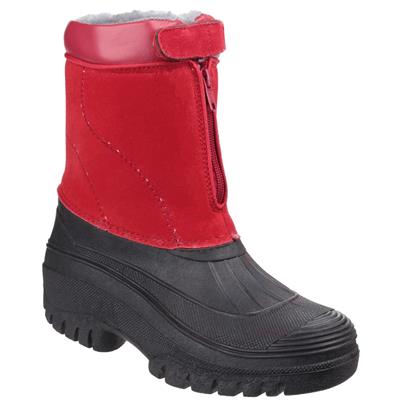 Venture Womens Boot in Red Sizes 35-40