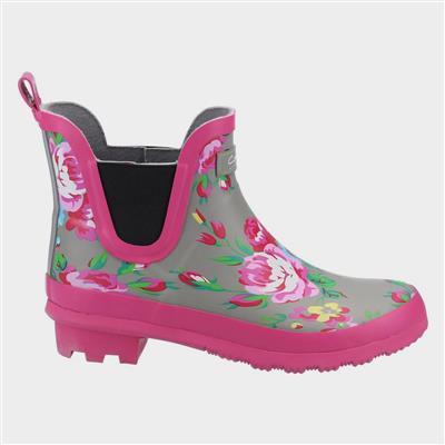 Blakney Womens Multi Floral Short Welly