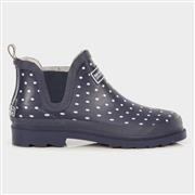 Regatta Lady Harper Womens Navy Spot Ankle Welly (Click For Details)