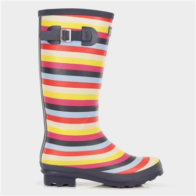 Ly Fairweather II Womens Striped Welly
