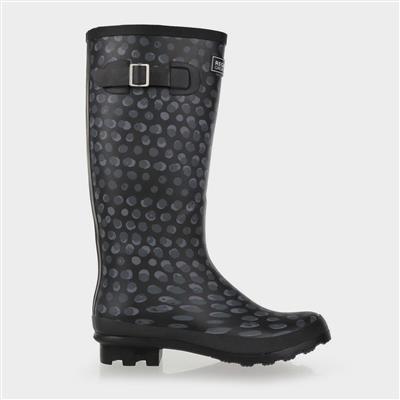 Ly Fairweather II Womens Black Welly