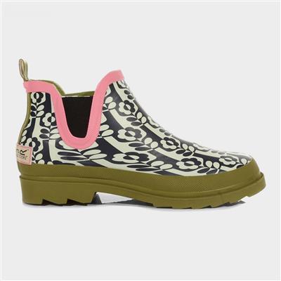 Womens Green Multi Mid Welly