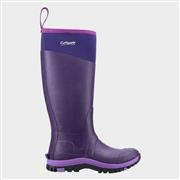 Cotswold Wentworth Womens Purple Wellington Boot (Click For Details)