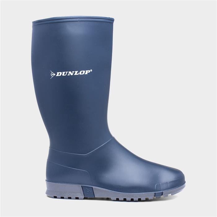 Dunlop Women's Blue Sport Navy Tall Welly K254711 Size 4