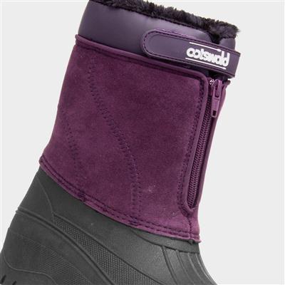 Venture Womens Purple Waterproof Boot