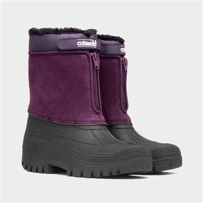 Venture Womens Purple Waterproof Boot